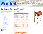 ADMI sales of hoists